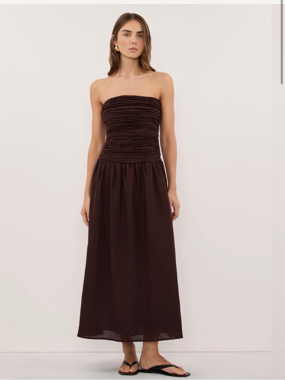 DISSH Catania Strapless Midi Dress